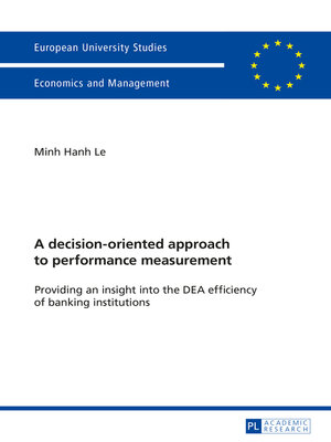 cover image of A decision-oriented approach to performance measurement